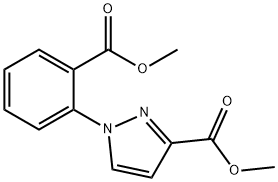 Methyl 1-(2-(Methoxycarbonyl)Phenyl)-1H-Pyrazole-3-Carboxylate(WXC00110) Structure