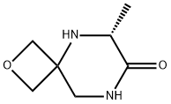 (6R)-6-methyl-2-oxa-5,8-diazaspiro[3.5]nonan-7-one Structure