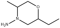 4-Morpholinamine, 2-ethyl-5-methyl- Structure