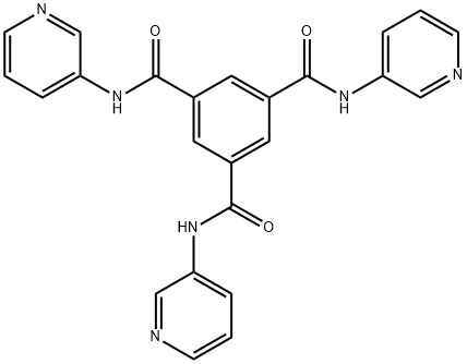 N1,N3,N5-TRIS(PYRIDIN-4-YL)BENZENE-1,3,5-TRICARBOXAMIDE, 201036-79-5, 结构式