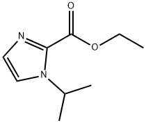 1H-Imidazole-2-carboxylic acid, 1-(1-methylethyl)-, ethyl ester 化学構造式