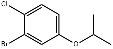 Benzene, 2-bromo-1-chloro-4-(1-methylethoxy)- Struktur
