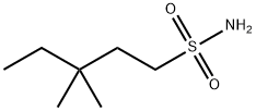 3,3-dimethylpentane-1-sulfonamide,2022297-90-9,结构式
