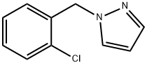 1-(2-クロロベンジル)-1H-ピラゾール 化学構造式