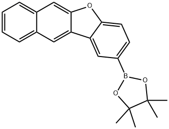 Benzo[b]naphtho[2,3-d]furan, 2-(4,4,5,5-tetramethyl-1,3,2-dioxaborolan-2-yl)- 结构式