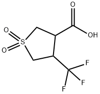 1,1-DIOXO-4-(TRIFLUOROMETHYL)-1LAMBDA6-THIOLANE-3-CARBOXYLIC ACID, 2031258-82-7, 结构式