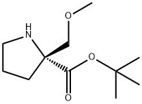 Proline, 2-(methoxymethyl)-, 1,1-dimethylethyl ester Structure