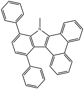 9-甲基-10,13-二苯基-9H-二苯并[A,C]咔唑, 2034190-81-1, 结构式