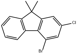 4-溴-2-氯-9,9-二甲基芴, 2043961-99-3, 结构式