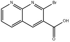 1,8-Naphthyridine-3-carboxylic acid, 2-bromo-|2-溴-1,8-二氮萘-3-甲酸