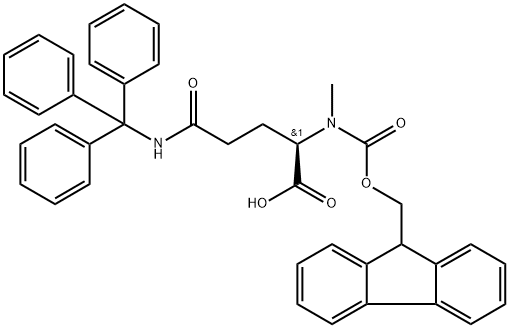 (9H-Fluoren-9-yl)MethOxy]Carbonyl N-Me-D-Gln(Trt)-OH|(9H-Fluoren-9-yl)MethOxy]Carbonyl N-Me-D-Gln(Trt)-OH
