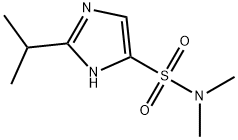 2-异丙基-N,N-二甲基-1H-咪唑-5-磺酰胺 结构式