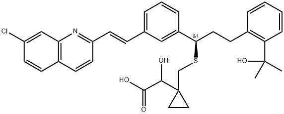 孟鲁司特EP杂质I 结构式