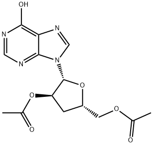 3''-Deoxyinosine 2’,5’-Diacetate Struktur