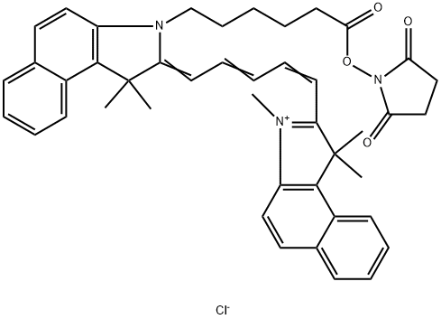 Cyanine5.5 NHS ester Structure