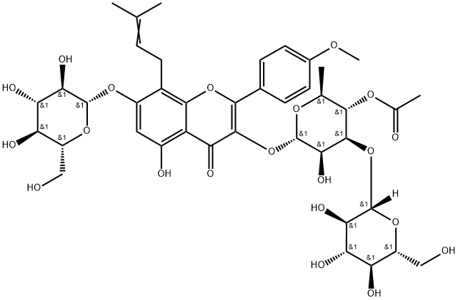 Epimedin I, 205445-00-7, 结构式