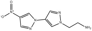 2-(4-nitro-1'H-1,4'-bipyrazol-1'-yl)ethanamine Structure