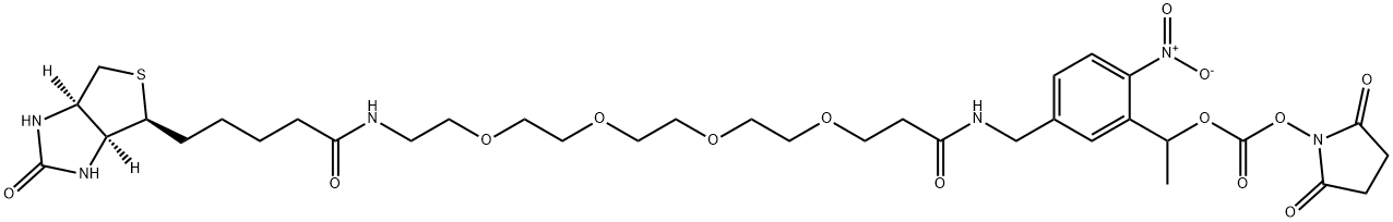 PC-Biotin-PEG4-NHS carbonate, 2055198-03-1, 结构式