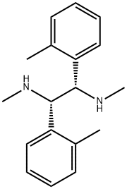 1,2-Ethanediamine, N1,N2-dimethyl-1,2-bis(2-methylphenyl)-, (1S,2S)- 结构式
