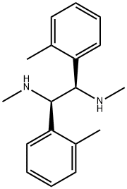 1,2-Ethanediamine, N1,N2-dimethyl-1,2-bis(2-methylphenyl)-, (1R,2R)- Struktur