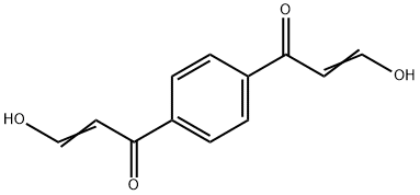 2-Propen-1-one, 1,1'-(1,4-phenylene)bis[3-hydroxy- Structure
