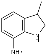 3-methyl-2,3-dihydro-1H-indol-7-amine 结构式