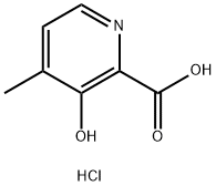 3-hydroxy-4-methylpyridine-2-carboxylic Acid hydrochloride Struktur