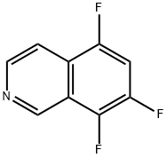 Isoquinoline, 5,7,8-trifluoro- Structure