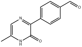 Benzaldehyde, 4-(3,4-dihydro-5-methyl-3-oxo-2-pyrazinyl)- 结构式