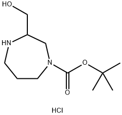 tert-butyl 3-(hydroxymethyl)-1,4-diazepane-1-carboxylate HCl|叔丁基-3-(羟甲基)-1,4-二氮杂环庚烷-1-羧酸酯 盐酸盐