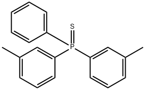 di-m-tolylphenylphosphine sulfide Structure