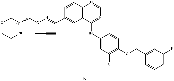 EPERTINIB HYDROCHLORIDE, 2071195-74-7, 结构式