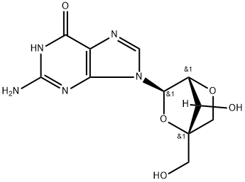 2'-O,4'-C-Methyleneguanosine 结构式