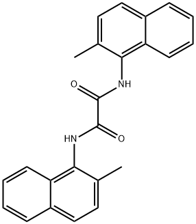 Ethanediamide, N1,N2-bis(2-methyl-1-naphthalenyl)- Structure