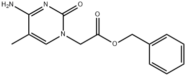 5-Methylcytosin-1-yl-acetic acid benzyl ester Struktur