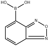 苯并[C][1,2,5]噁二唑-4-基硼酸 结构式