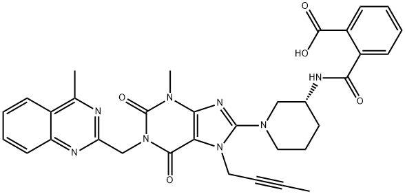 Linagliptin Impurity 30, 2074688-81-4, 结构式
