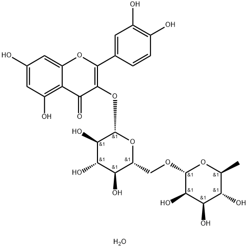 ルチン水和物 化学構造式