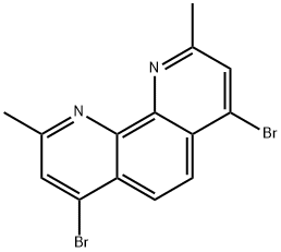 4,7-Dibromo-2,9-dimethyl-1,10-phenanthroline 结构式