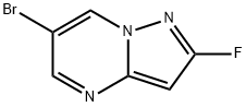 Pyrazolo[1,5-a]pyrimidine, 6-bromo-2-fluoro- Structure