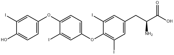 左甲状腺素杂质 结构式