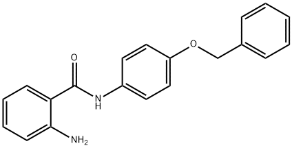 Benzamide, 2-amino-N-[4-(phenylmethoxy)phenyl]- Structure