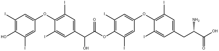 Levothyroxine Impurity Struktur