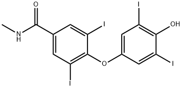 Thyroxine-formic Acid-N-methylamide Struktur