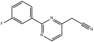 2088450-69-3 2-(2-(3-Fluorophenyl)pyrimidin-4-yl)acetonitrile