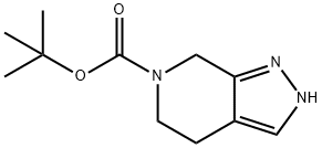4,5-二氢-2H-吡唑并[3,4-C]吡啶-6(7H)-甲酸叔丁酯, 2088956-97-0, 结构式