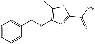 4-(benzyloxy)-5-methyl-1,3-thiazole-2-carboxamide 结构式