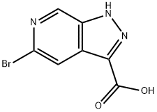 5-溴-1H-吡唑并[3,4-C]吡啶-3-羧酸 结构式