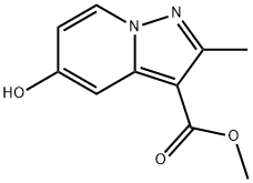 5-羟基-2-甲基吡唑并[1,5-A]吡啶-3-甲酸甲酯 结构式