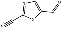 5-甲酰基噻唑-2-腈, 2090886-23-8, 结构式
